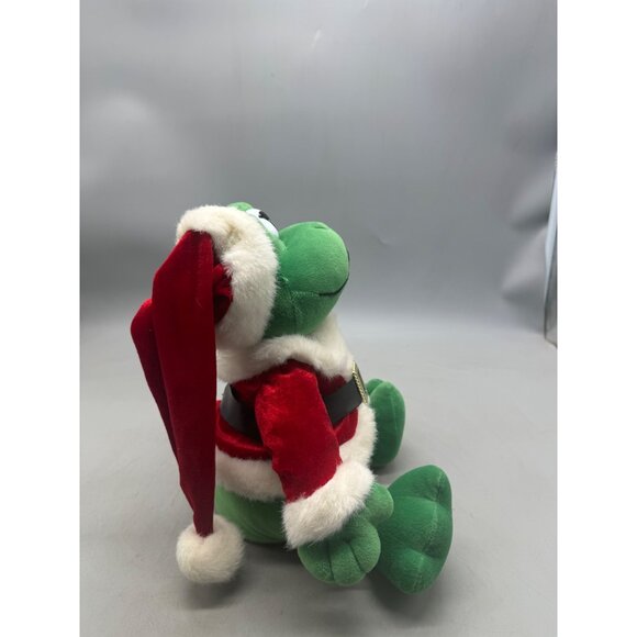 Sterling Inc. Christmas Santa Frog Plush Toy In Red & White Suit 11" Tall READ - Picture 5 of 7